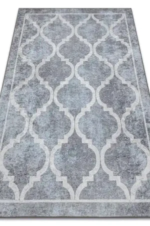 Acquista Ora Tappeto lavabile MIRO .805 Trellis reticolo antiscivolo - grigio
