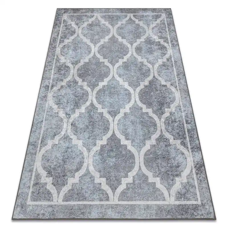 Acquista Ora Tappeto lavabile MIRO .805 Trellis reticolo antiscivolo - grigio