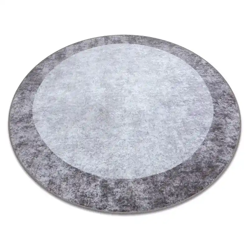 Tappeto lavabile MIRO .803 cerchio Marmo antiscivolo - grigio scuro Affare