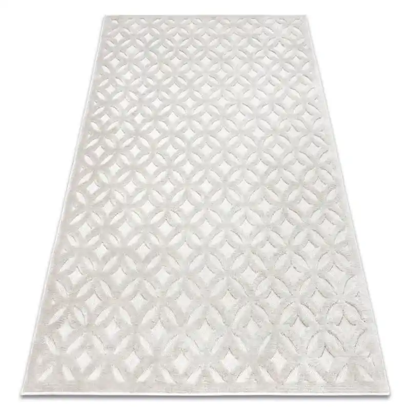 Subito Disponibile Tappeto SANTO SISAL Traforato, art déco beige