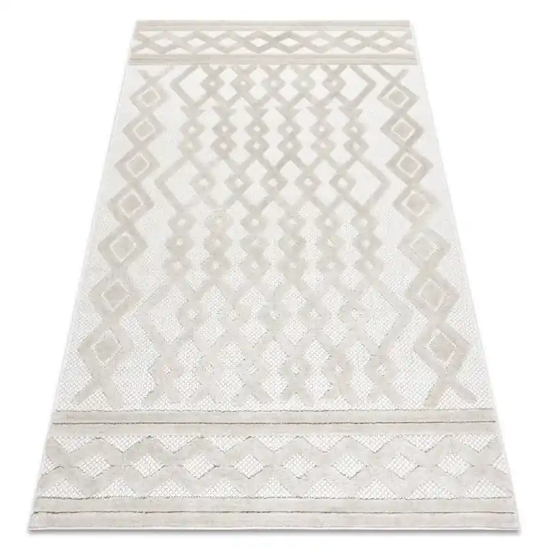Compra Adesso Tappeto SANTO SISAL 58389 diamanti, géométrique, zigzag beige