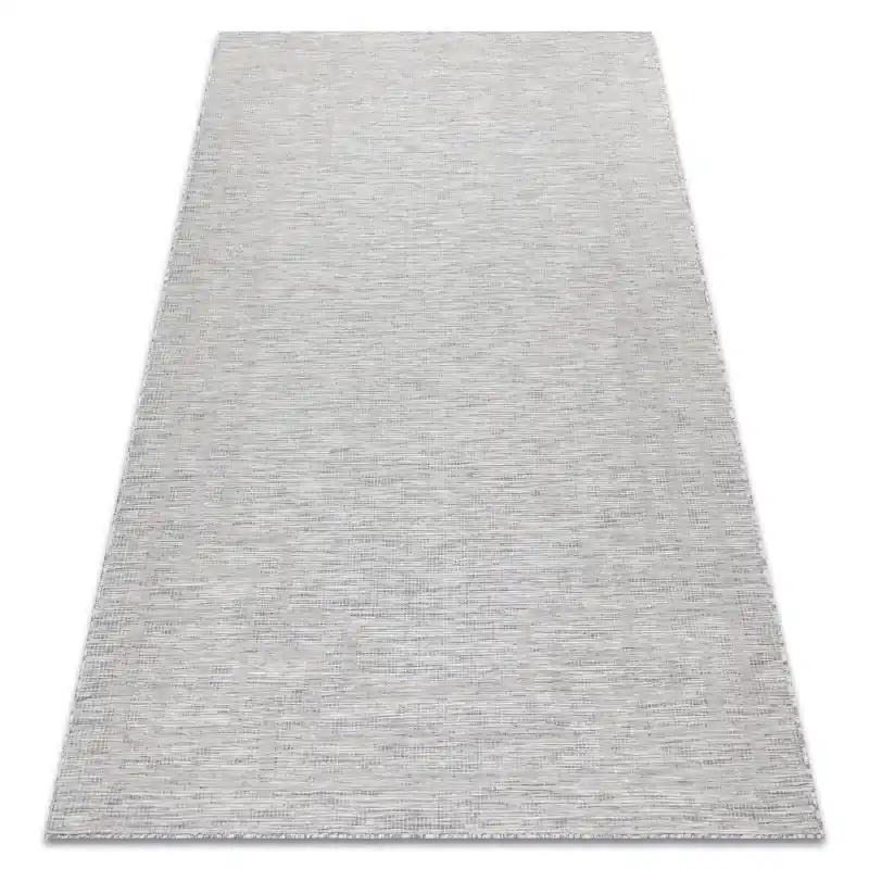 Tappeto SISAL PATIO greco tessuto piatto grigio / beige Promo Stagionale
