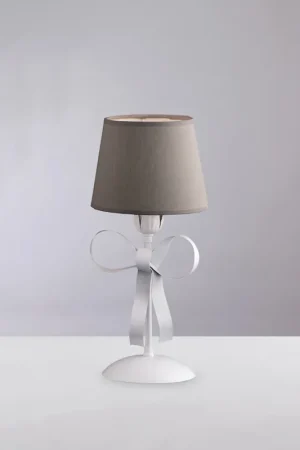 Abat-jour moderna in metallo con decorazione shabby con paralumi in pvc - 42W - IP20 A Buon Prezzo
