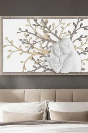 Ultime Pezzi Capezzale per camera da letto la sacra famiglia con pannello in legno