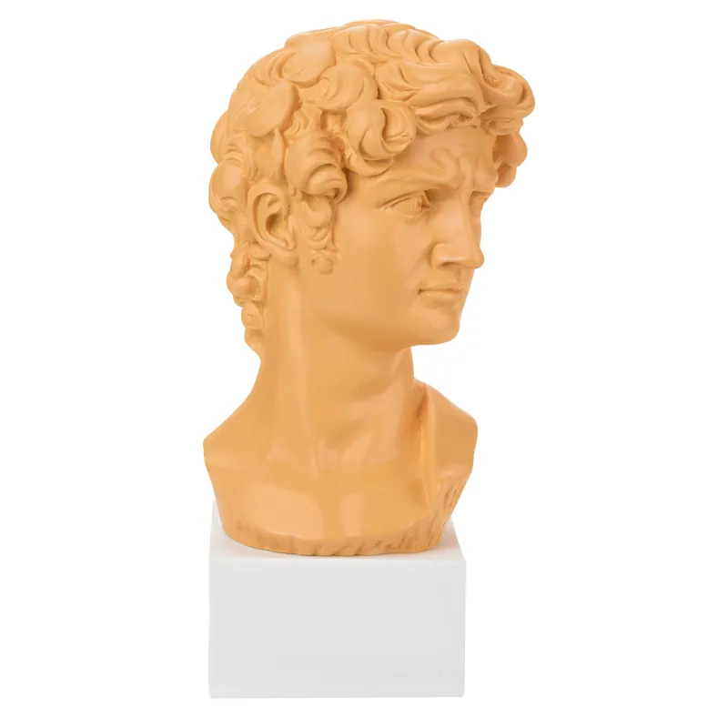 Offerta Busto di David piccolo in stile moderno in varie colorazioni con base
