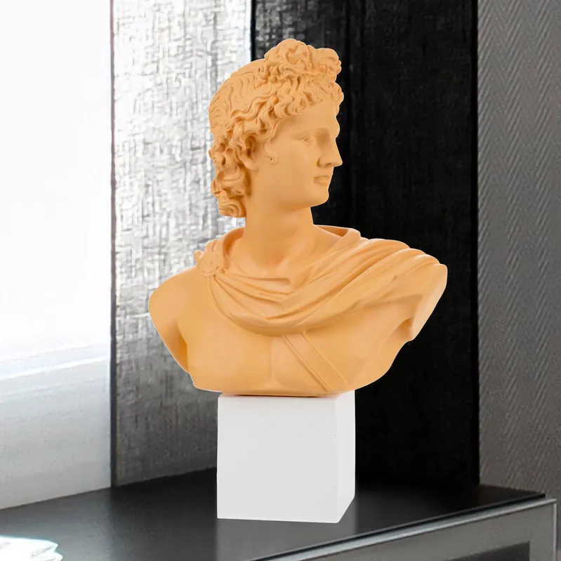 Esclusivo Busto di Apollo in stile moderno in varie colorazioni