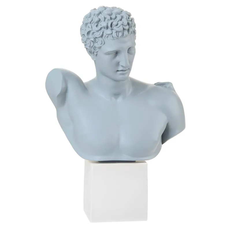 Busto di Hermes in stile moderno in varie colorazioni con base Occasione