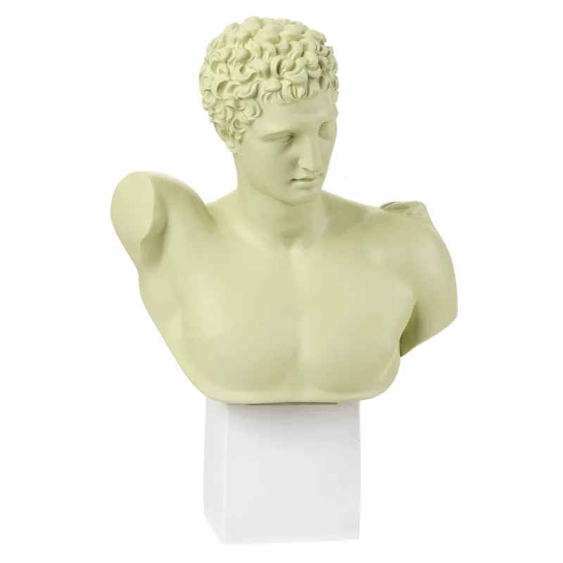 Busto di Hermes in stile moderno in varie colorazioni con base Must-Have
