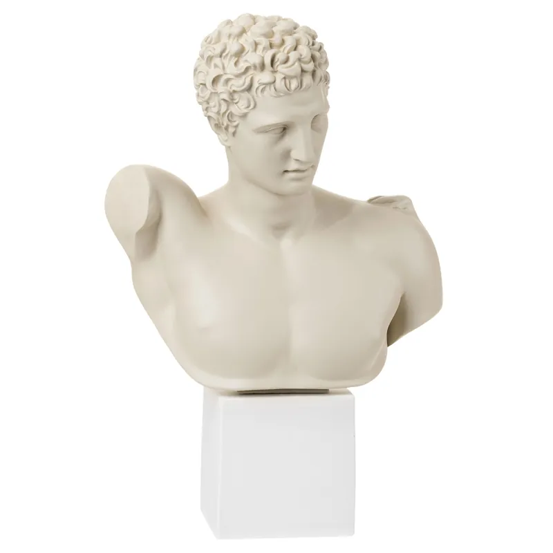 Busto di Hermes in stile moderno in varie colorazioni con base Offerta