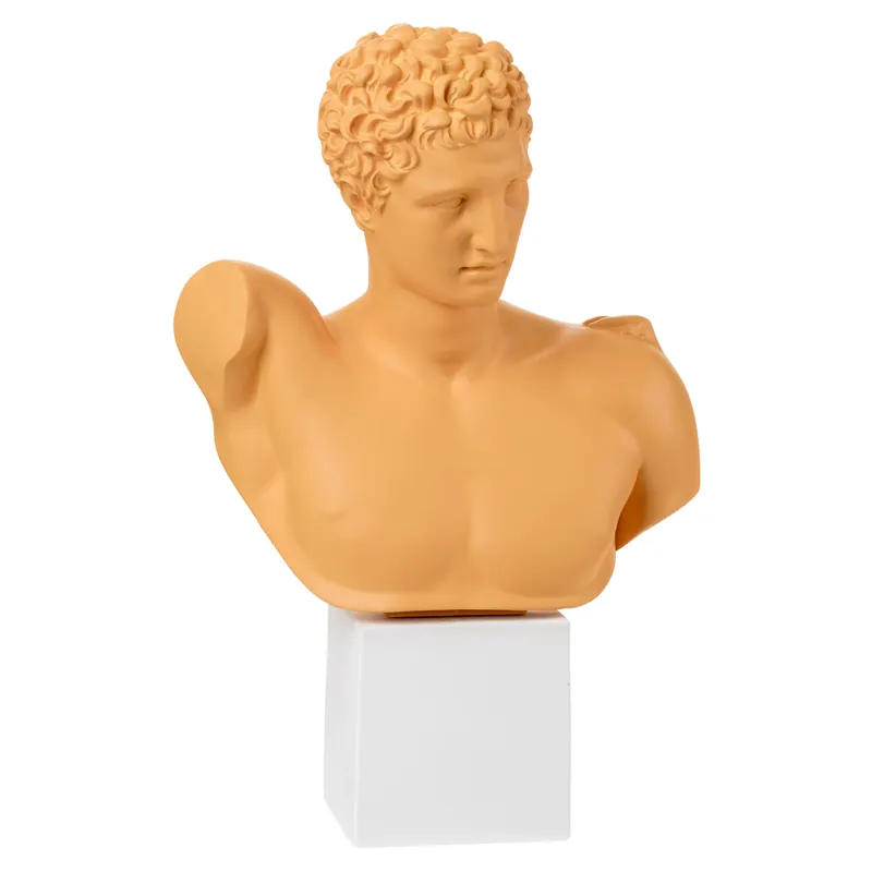 Consegna Rapida Busto di Hermes in stile moderno in varie colorazioni con base