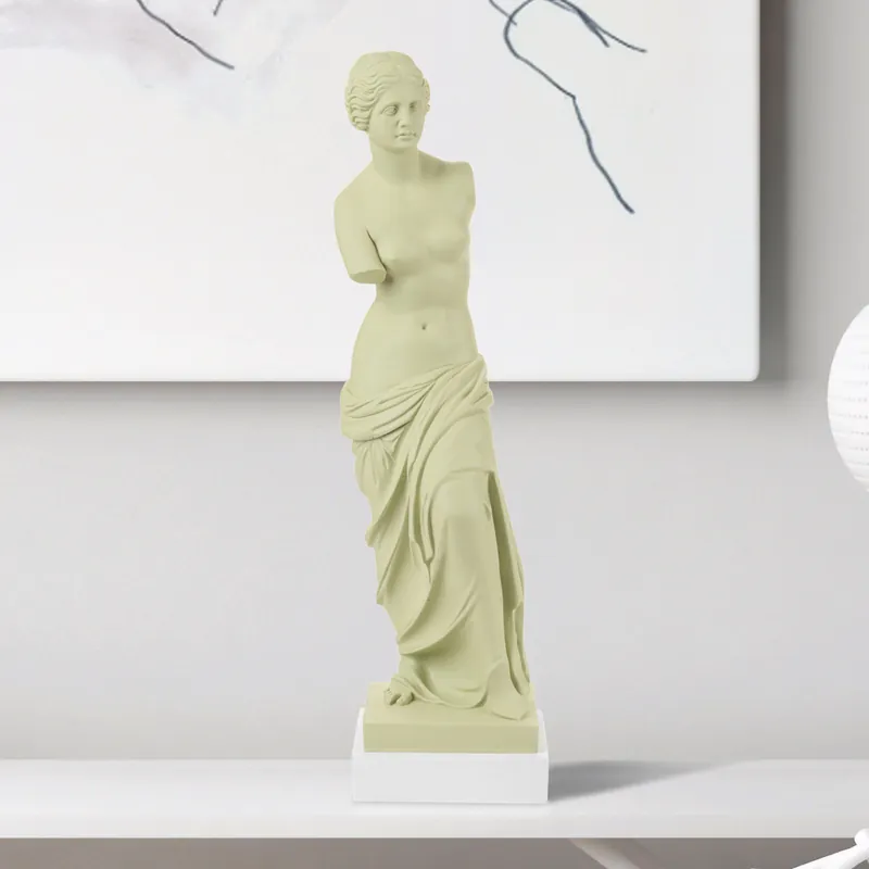 Promozione Esclusiva Scultura da tavolo grande in stile moderno con la Venere di Milo in vari colori