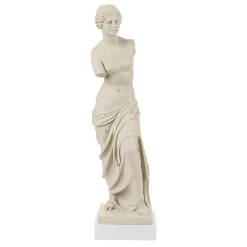 Scultura da tavolo grande in stile moderno con la Venere di Milo in vari colori Spedizione Espresso