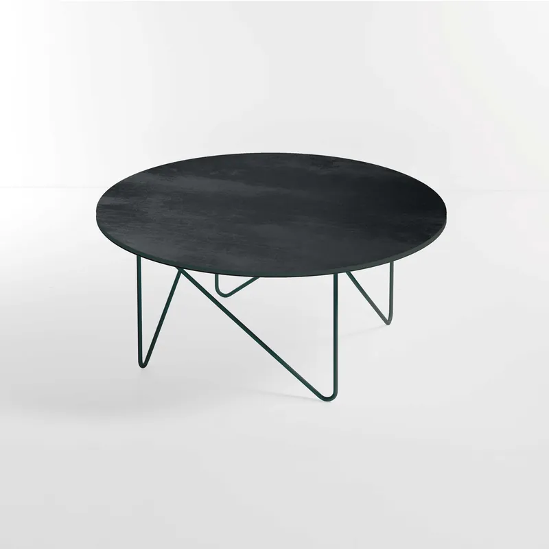 Offerta Del Giorno Tavolino da salotto con struttura in acciaio verniciato sablè