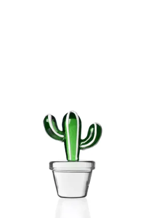Fermacarte cactus in vetro Economico