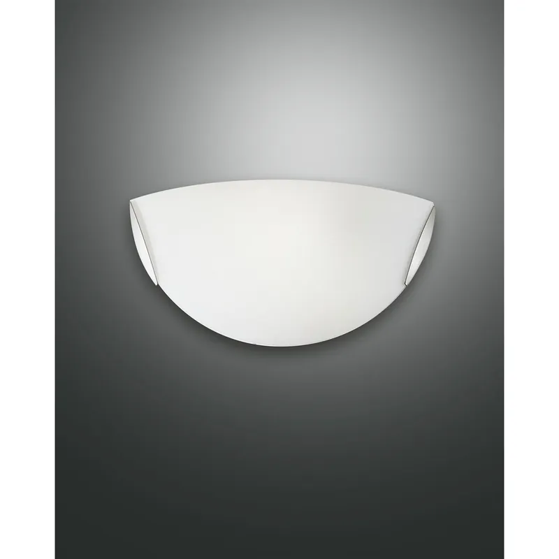 Affare Applique da parete in metallo a risparmio energetico con diffusore in vetro - 60W - IP20