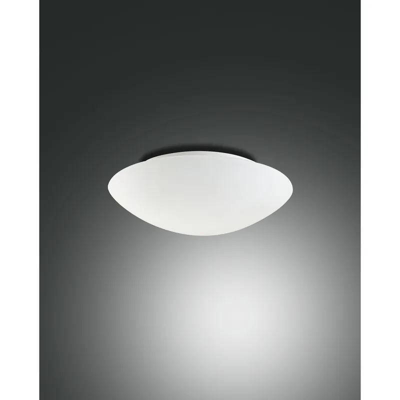 Acquista Ora Plafoniera mini a risparmio energetico con diffusore in vetro - 60W - IP20