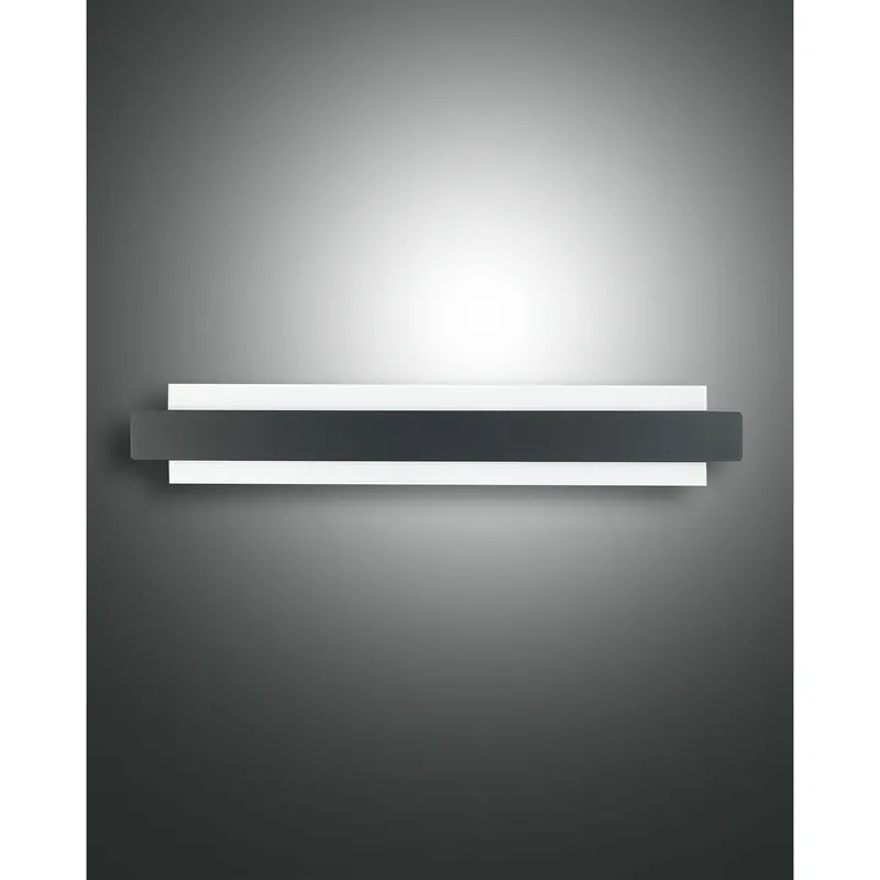 Non Perdere Applique da parete a LED in metallo con diffusore in vetro dal design moderno - 21W - Lumen 2100 - 3000k Luce Calda - IP20