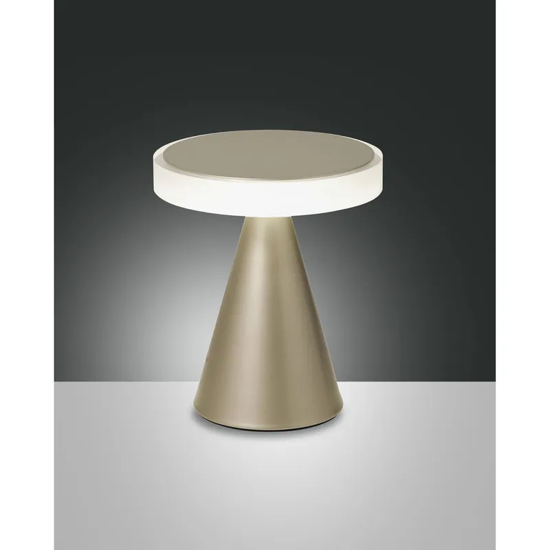 Lampada da comodino a Led dimmerabile struttura in metallo dal design moderno - 8W - Lumen 720 - 3000k Luce Calda - IP20 Sconto