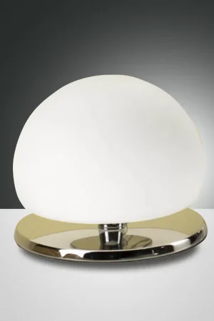 Abatjour con struttura in metallo e paralume in vetro soffiato in stile moderno - 33W - IP20 Professionale