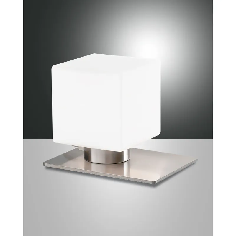 Abatjour in metallo con diffusore in vetro dal design moderno - 33W - IP20 Super Prezzo