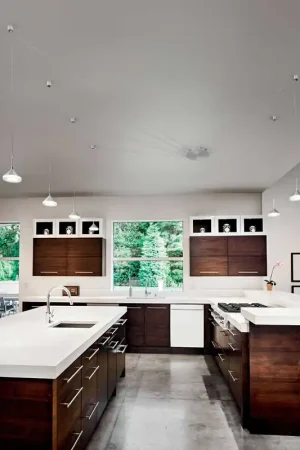 Acquista Ora Lampada a sospensione con 6 luci a LED struttura in metallo dal design moderno - 48W - Lumen 4320 - 3000k Luce Calda - IP20