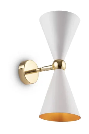 Affare Applique da parete con struttura e diffusori in metallo dallo stile moderno - 40W - IP20