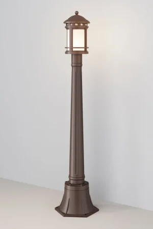 Acquista Ora Lampione da giardino con diffusore in vetro dal design moderno - 60W - 44
