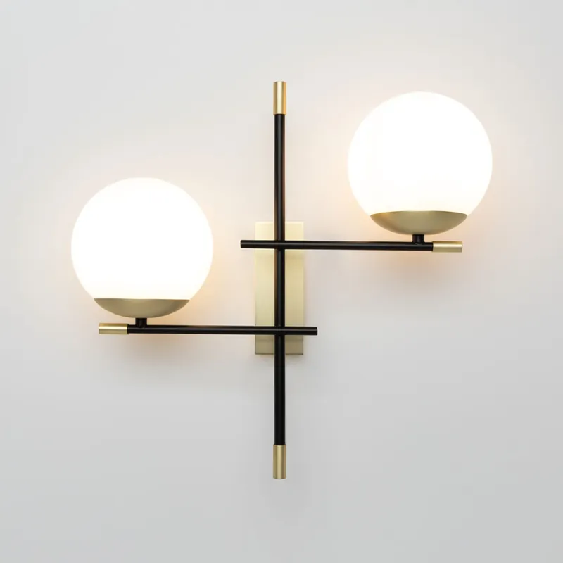 Applique a parete con diffusori a boccia dal design moderno - 40W - IP20 Reso Gratuito