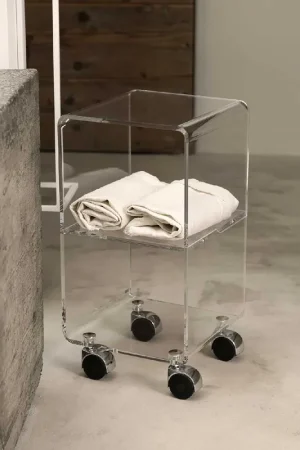 Bestseller Carrello in plexiglass in stile moderno per bagno "Multy Xs"