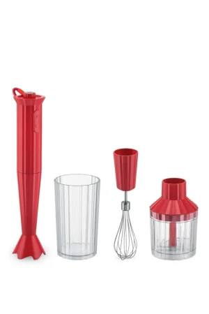 Vendita Finale Frullatore a immersione con bicchiere graduato, frusta e tritatutto 500W