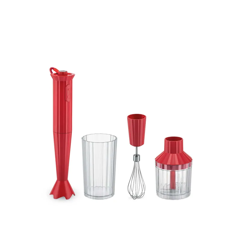 Vendita Finale Frullatore a immersione con bicchiere graduato, frusta e tritatutto 500W