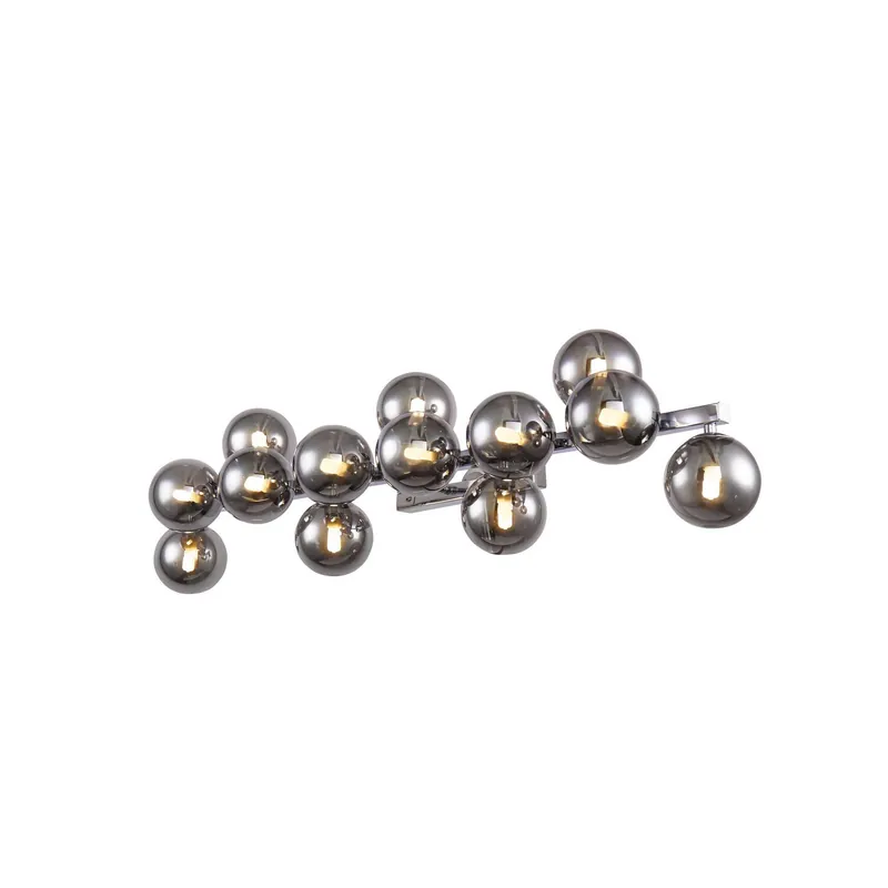 A Buon Prezzo Applique da parete grande con bocce in vetro soffiato dalle linee moderne - 28W - IP20
