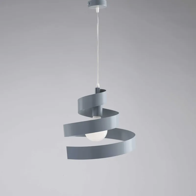 Sospensione piccola struttura in metallo dalle linee moderne singolo diffusore - 60W - IP20 Promo Stagionale