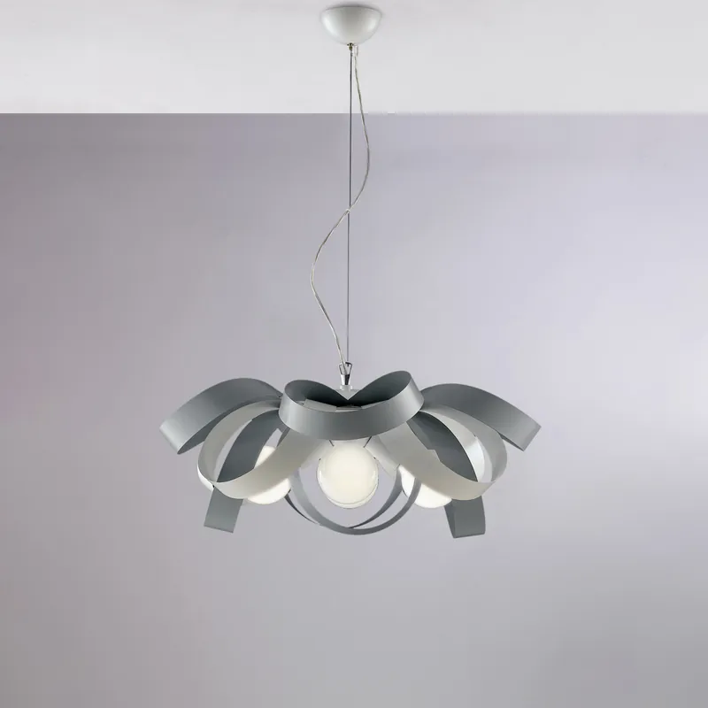Promozione Esclusiva Sospensione con struttura in metallo dal design moderno regolabile in altezza - 60W - IP20