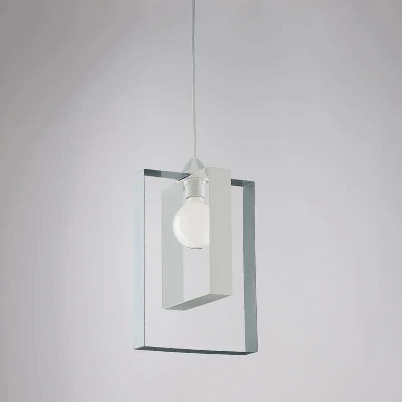 Saldi Lampada a sospensione singola struttura in metallo dalle linee moderne - 60W - IP20
