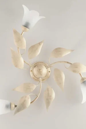 Vendita Finale Plafoniera piccola con struttura linee classiche in metallo e diffusore in vetro - 40W - IP20