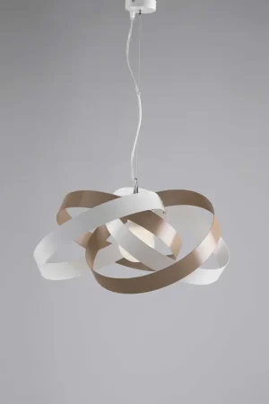 Sconto Lampada a sospensione singola con struttura in metallo dalle linee moderne - 60W - IP20
