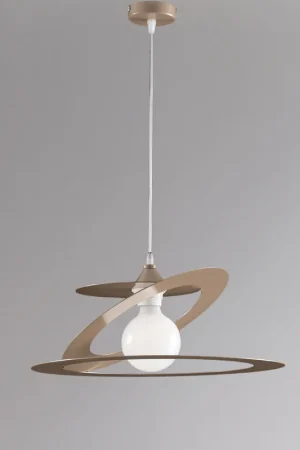 Lampada a sospensione singola dalle linee moderne con struttura in metallo - 60W - IP20 Novità