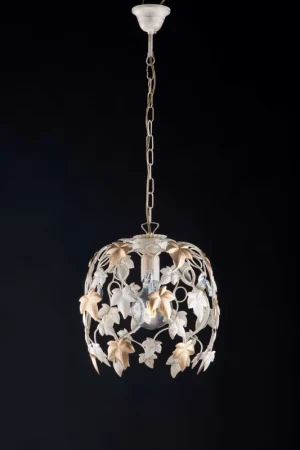 Spedito Oggi Lampada a sospensione piccolo con struttura in metallo dalle linee classiche - 60W - IP20