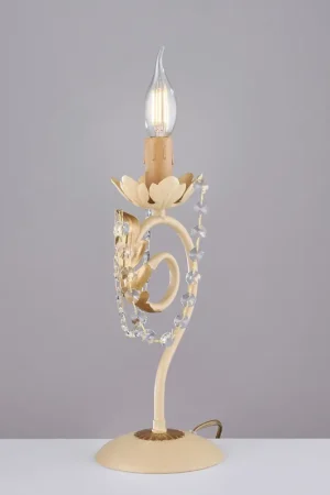 Scelto Dai Clienti Lampada da tavolo in metallo con strass dalle linee classiche - 40W - IP20
