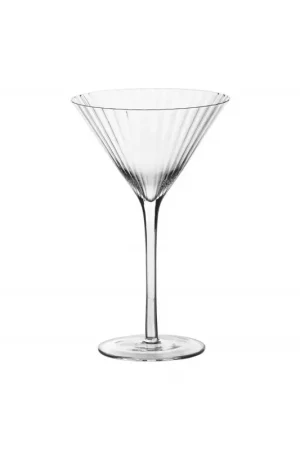 Set 4 pezzi bicchieri da cocktail in vetro Offerta Lampo