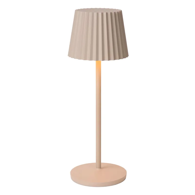 Affare Lampada da tavolo a led ricaricabile in alluminio per esterno dal design moderno - 2W - Lumen 470 - 3000k Luce Calda - IP54