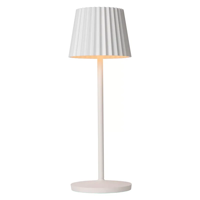 Ultima Occasione Lampada da tavolo a led ricaricabile in alluminio per esterno dal design moderno - 2W - Lumen 470 - 3000k Luce Calda - IP54
