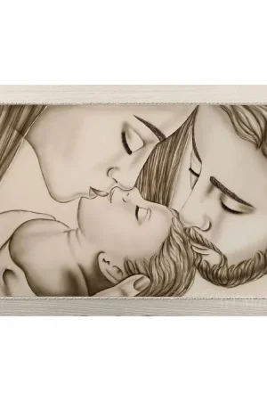 Quadro capezzale per testata letto "Bacio" 110x65 Offerta Speciale