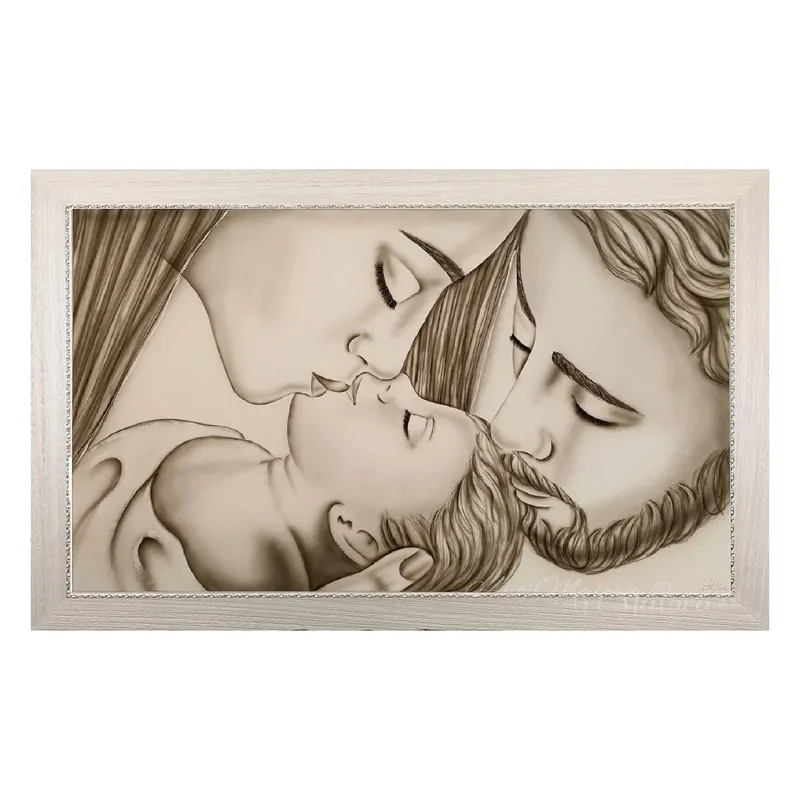 Quadro capezzale per testata letto "Bacio" 110x65 Offerta Speciale