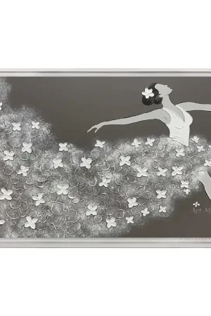 Offerta Limitata Quadro moderno dipinto a mano su tela "Ballerina" 120x80
