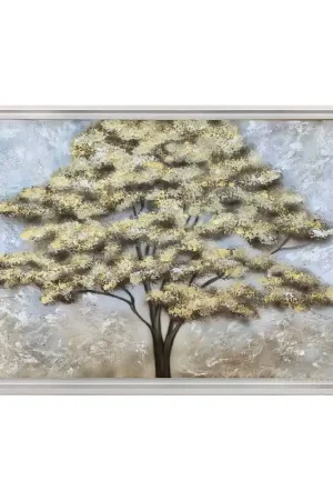 Reso Gratuito Quadro moderno dipinto a mano su tela in cotone "Candoro" 120x80