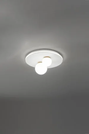 Affare Lampada da soffitto con 2 diffusori a led dal design moderno ed elegante - 38W - Lumen 2470 - 3000k Luce Calda - IP20