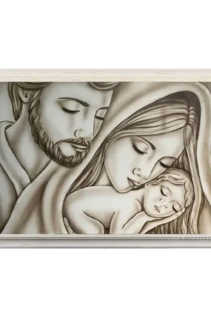 Prezzo Conveniente Capezzale moderno dipinto a mano su tela di cotone "Letizia" 110x65