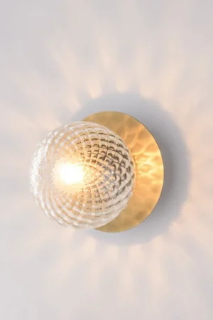Applique da parete in metallo con diffusore in vetro dal design moderno - 42W - IP20 Ultime Pezzi